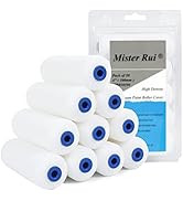 Mister Rui Foam Paint Roller, 4 Inch Small Paint Roller Covers(Pack of 10), High Density Foam Pai...