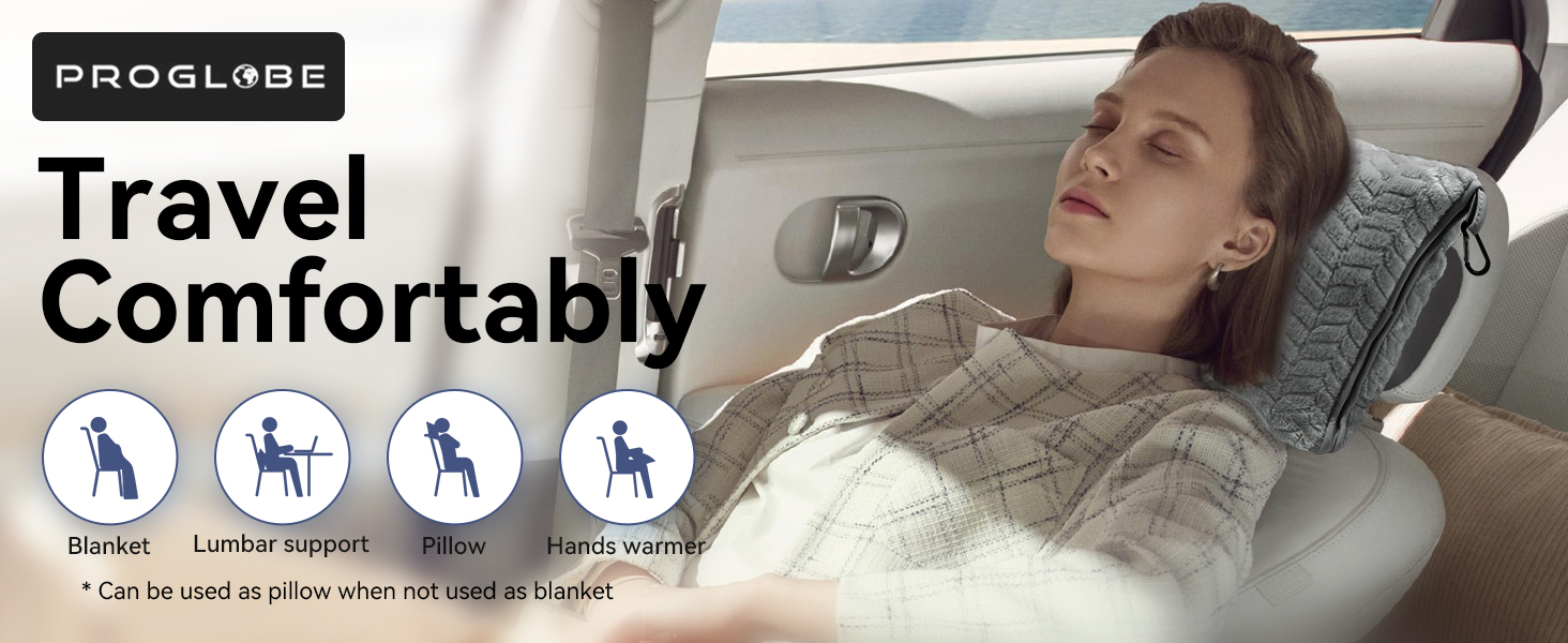 Travel in superior comfort with proglobe travel camping blanket