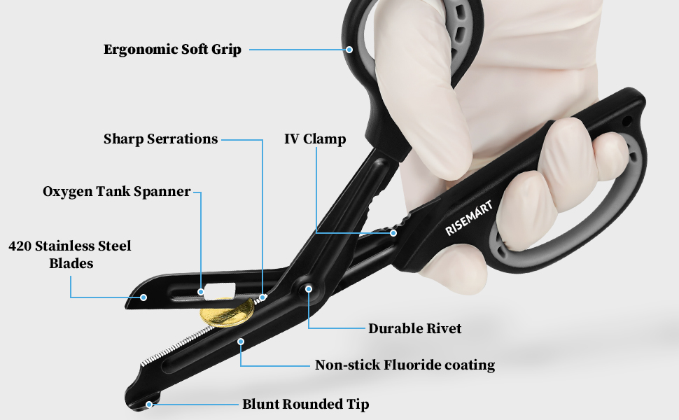 Trauma Shears Medical Scissors Bandage Scissors for