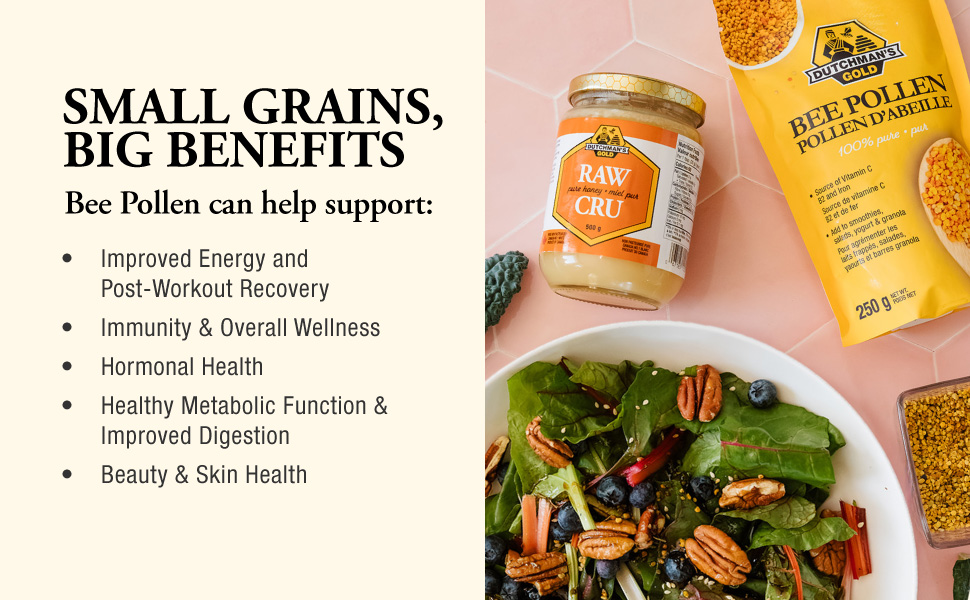 Small Grains, Big Benefits - Bee Pollen Can Help Support Your Health