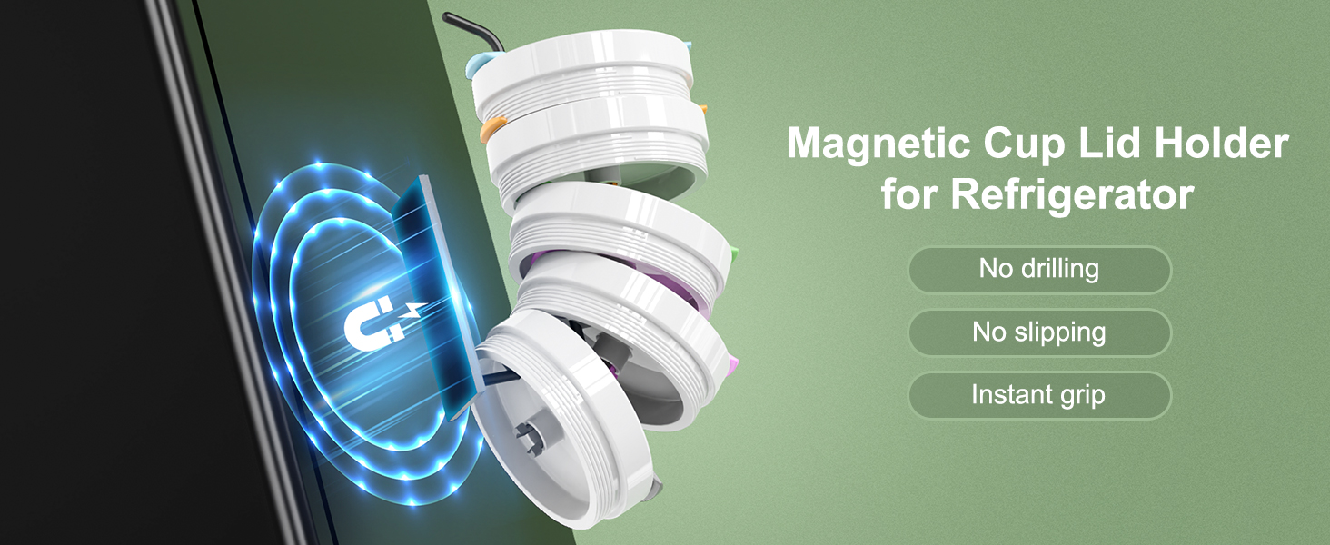 magnetic water bottle organizer