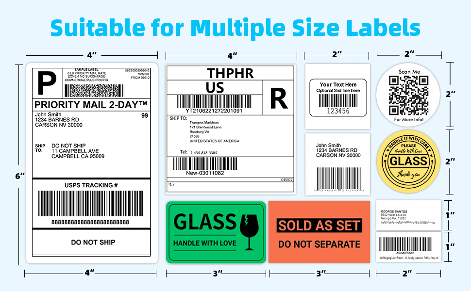 Amazon.com : Thermal Label Printer, Phomemo Shipping Label ...