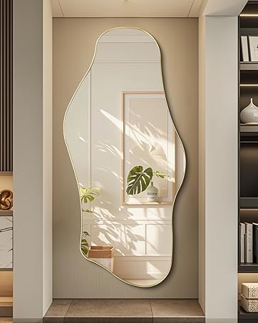 鏡 Wall Mirror Marika CosmoLiving by Cosmopolitan 54-Inches W x 21.0-Inches H