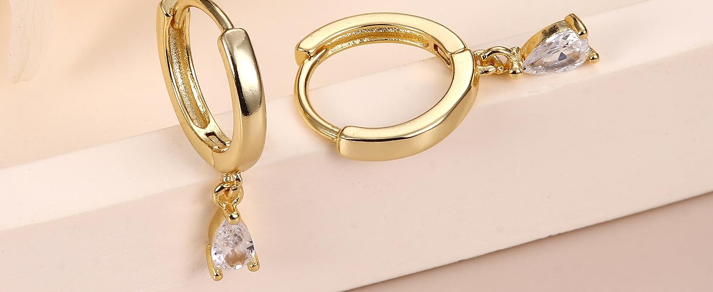 water drop dangle earrings
