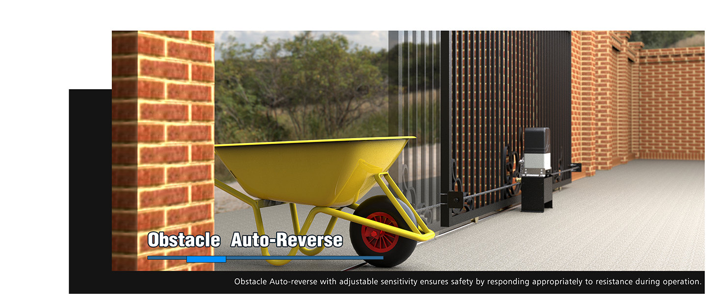automatic reverse safety protection obstable detective system for MJ-400 fence gate motor