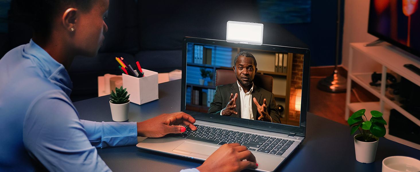 1Set LitONES Zoom Meeting Light for Computer, 30 Light