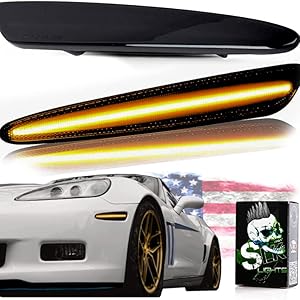 SLK-Lights C6 SMOKED LED Side Marker Lights