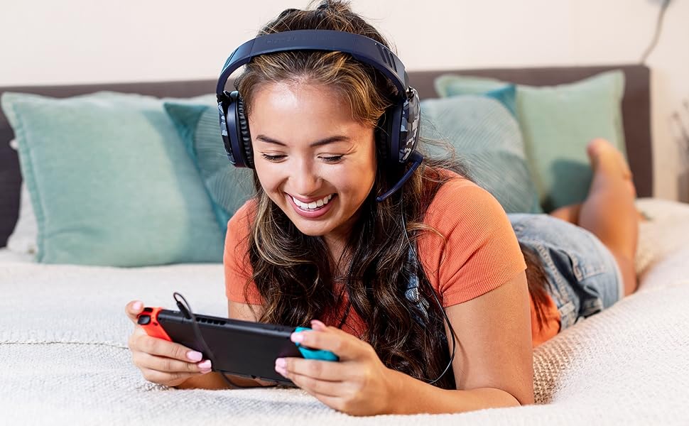 Amazon Turtle Beach ゲーミングヘッドセット Recon 70 有線 3.5mm ブルーカモ 迷彩 PS5/PS4