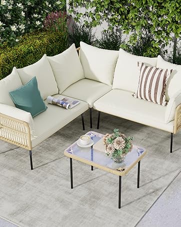 LYNSLIM 4 Piece Patio Furniture Set