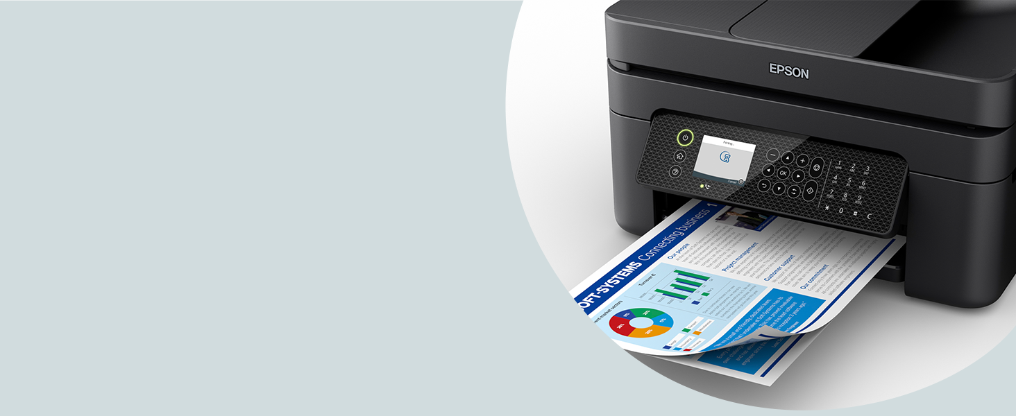 Epson Workforce WF2950 Multifunction Printer, Black, C11CK62501