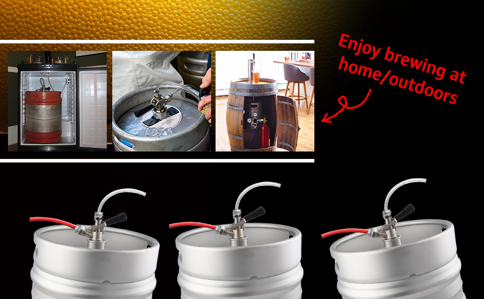 Keg Coupler, D Coupler, US Sankey Keg Coupler, MRbrew Stainless Steel