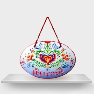 CERAMIC WELCOME SIGN