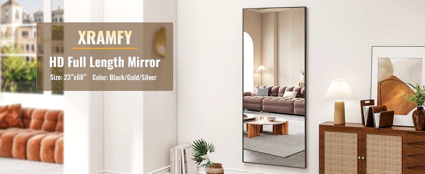 68"x 24" Full Length Mirror with Stand, ... 10 floor length mirror