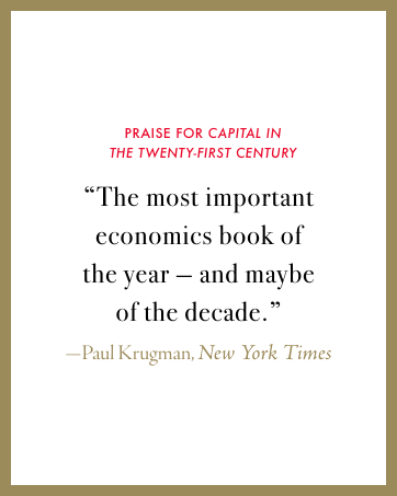 Capital in the Twenty First Century: Piketty, Thomas
