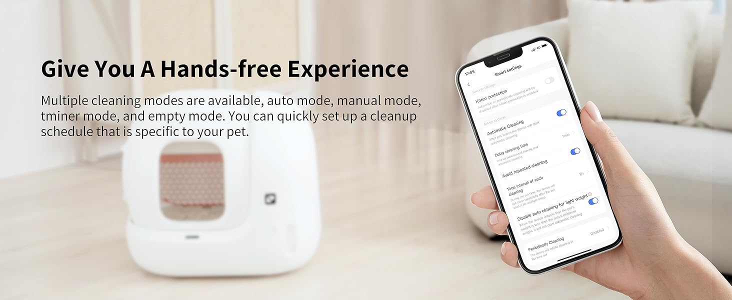 PETKIT Self Cleaning Cat Litter Tray, PURA MAX Automatic Cat Litter Box