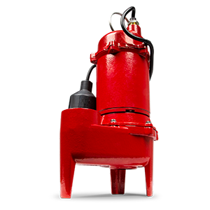 Red Lion Cast Iron 1/2 HP Sewage Pump with Tethered Switch