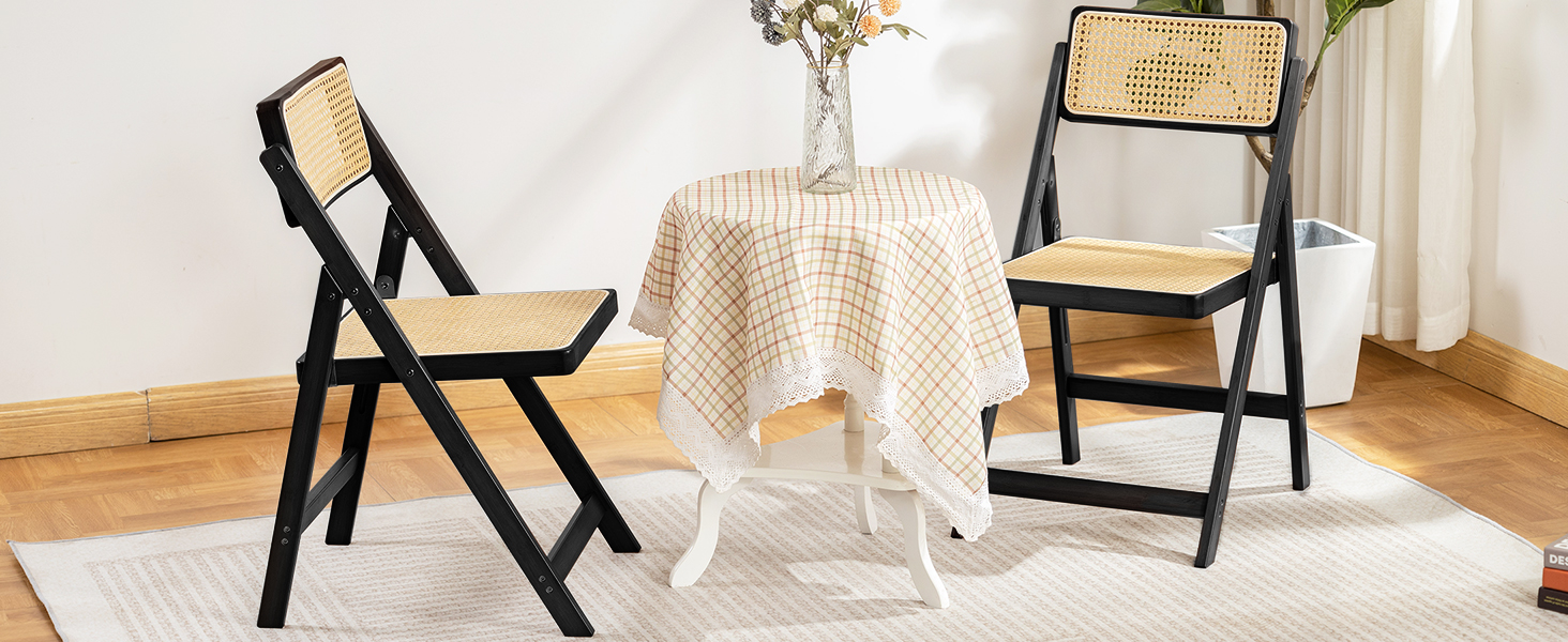 Rattan Folding Chairs