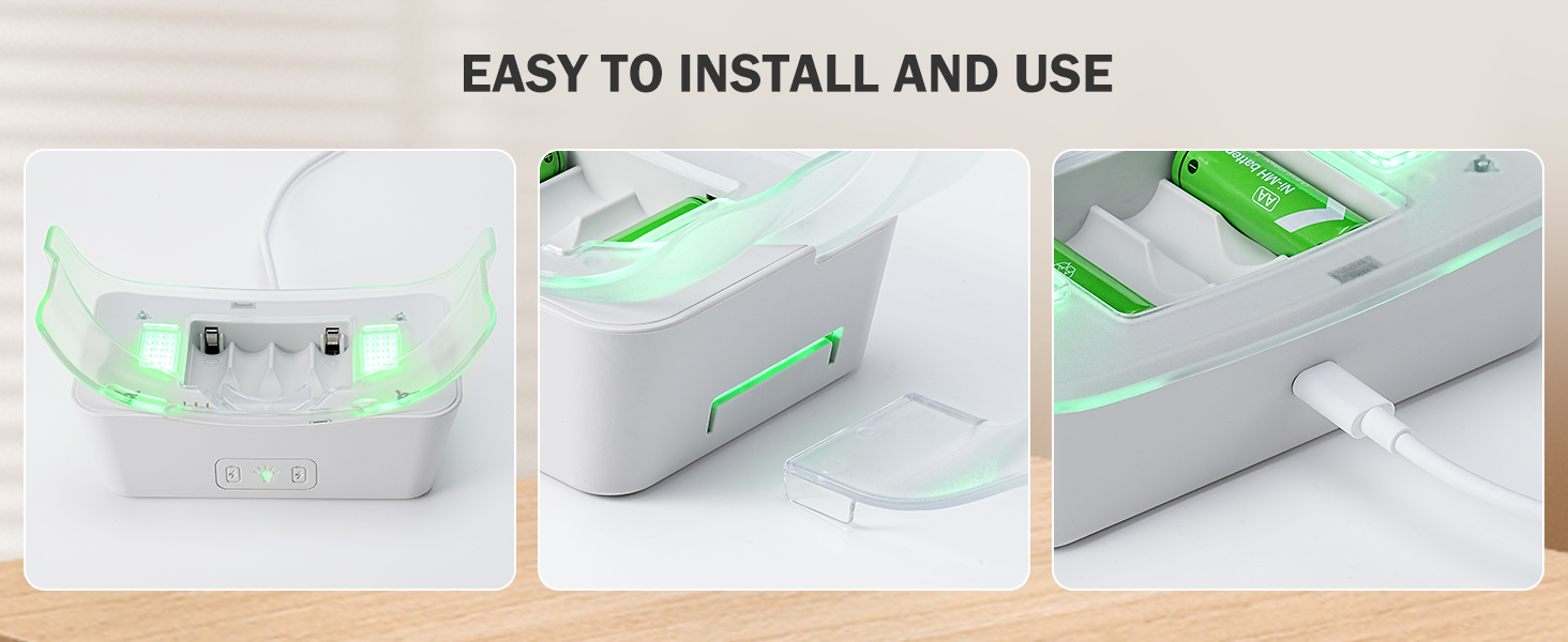 VR Charging Dock for Quest 3 Charging Stand for Oculus/Meta Quest 3 Magnetic Charging Statio