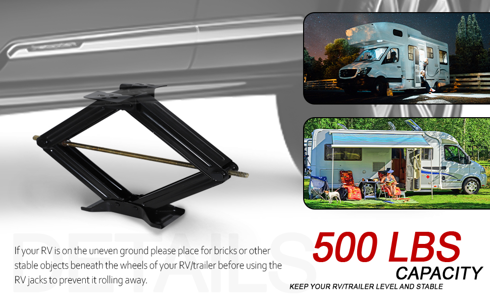 5000 LBS CAPACITY KEEP YOUR RV/TRAILER LEVEL AND STABLE