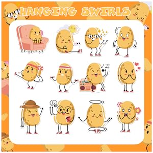 Potato Hanging Swirls