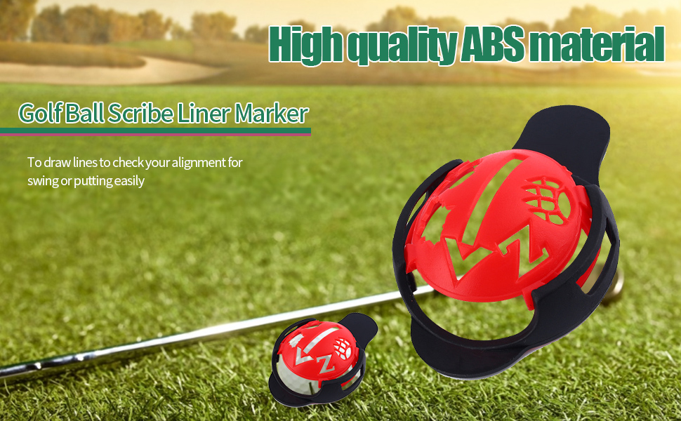 6Pcs Golf Ball Line Marker, Golf Ball Scribe Liner Marker Template