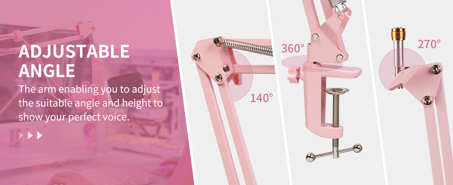 adjustable boom arm