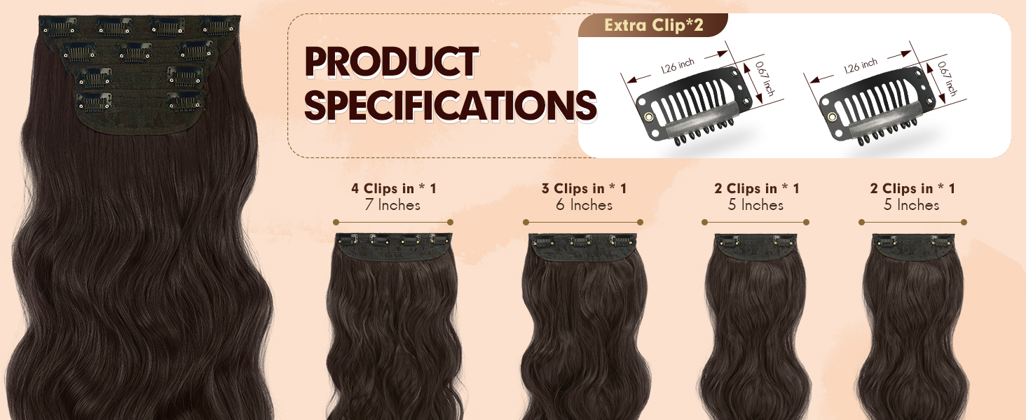 clip in hair extensions hairpieces long wavy clip in hair piece