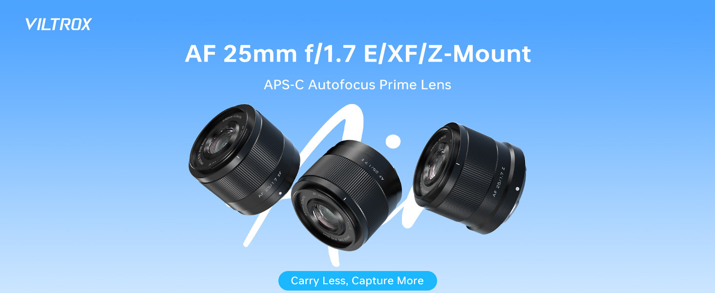 VILTROX 25mm f/1.7 Z-Mount APS-C Lens 