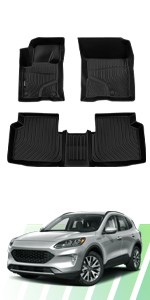 2020 2021 escape floor mats