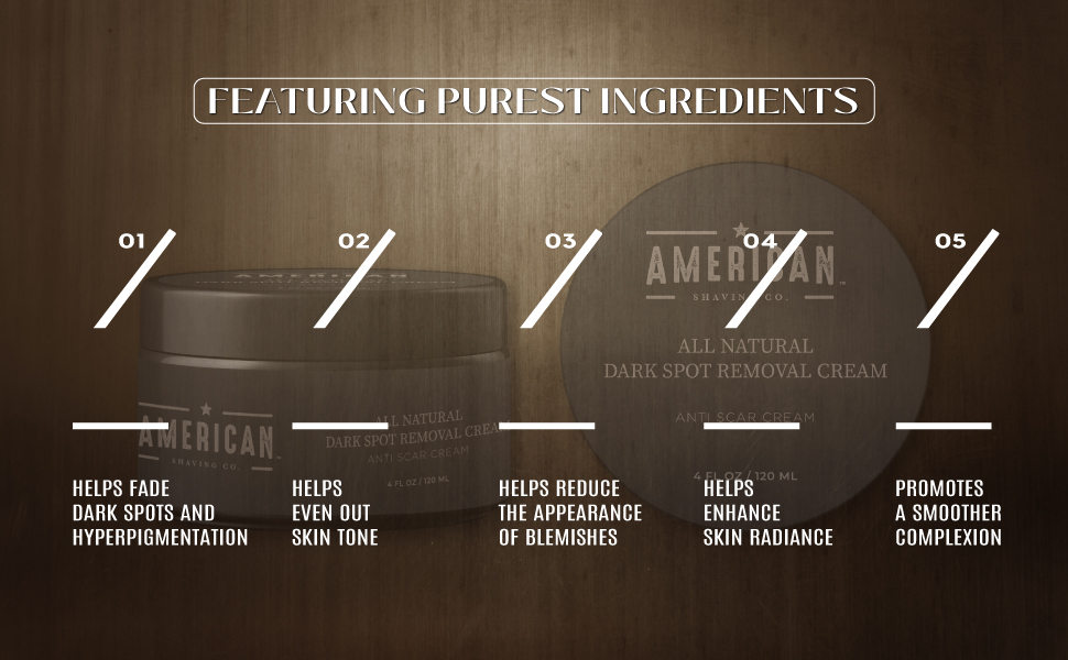 American Shaving Co. Dark Spot Removal Cream 4 Oz