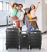 MoFut Hartschalen-Handgepäck Koffer – Reisekoffer mit 4 Drehbaren Rollen (360°) und 3 Stelige-Zahlenschloss (XL, 95L, Du 6f951705 C554 4981 B9a7 6feada1fd884. CR70,0,1459,1600 PT0 SX166 V1