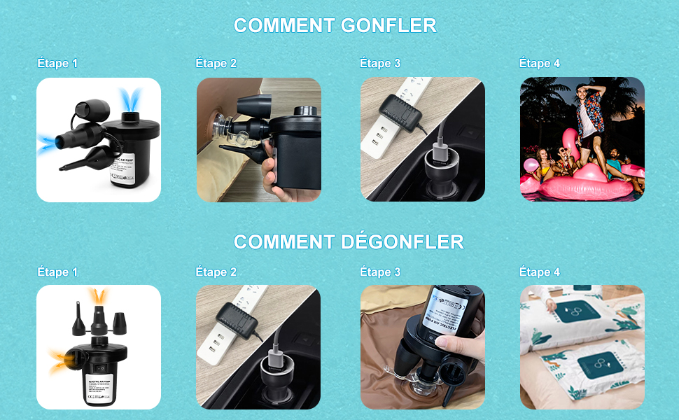 gonfleur matelas gonflable