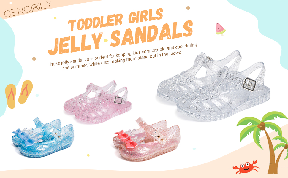 toddler little gfirls jelly sandals