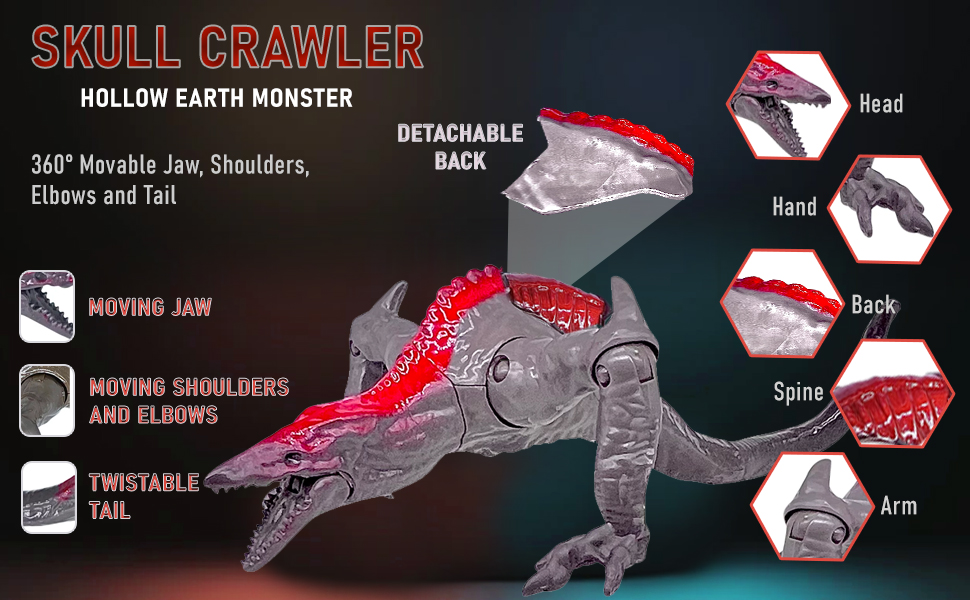 Amazon.com: BANDOMZ 12.5 inches Skull Crawler Toy