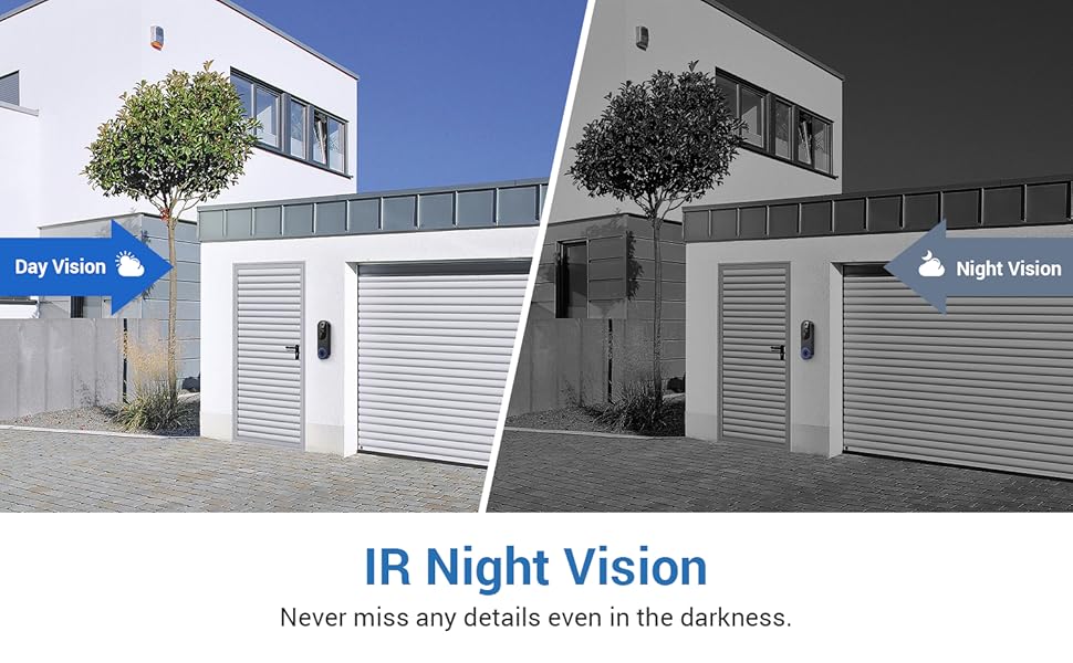 IR Night Vision wireless doorbell