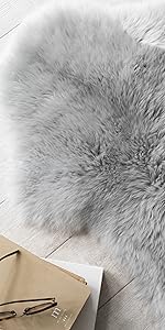 grey sheepskin