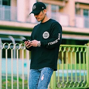 Amazon | [NYN-JEWELRY] EMBLEM L/S TEE ロンT 長袖Tシャツ トップス