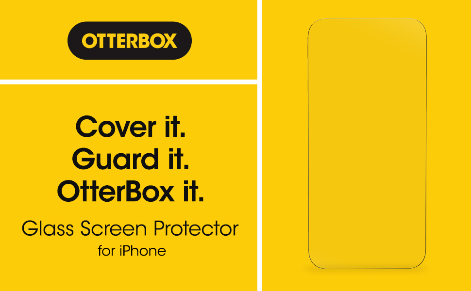 Glass Screen Protector, protective screen cover, OtterBox, glass screen, best screen protection 