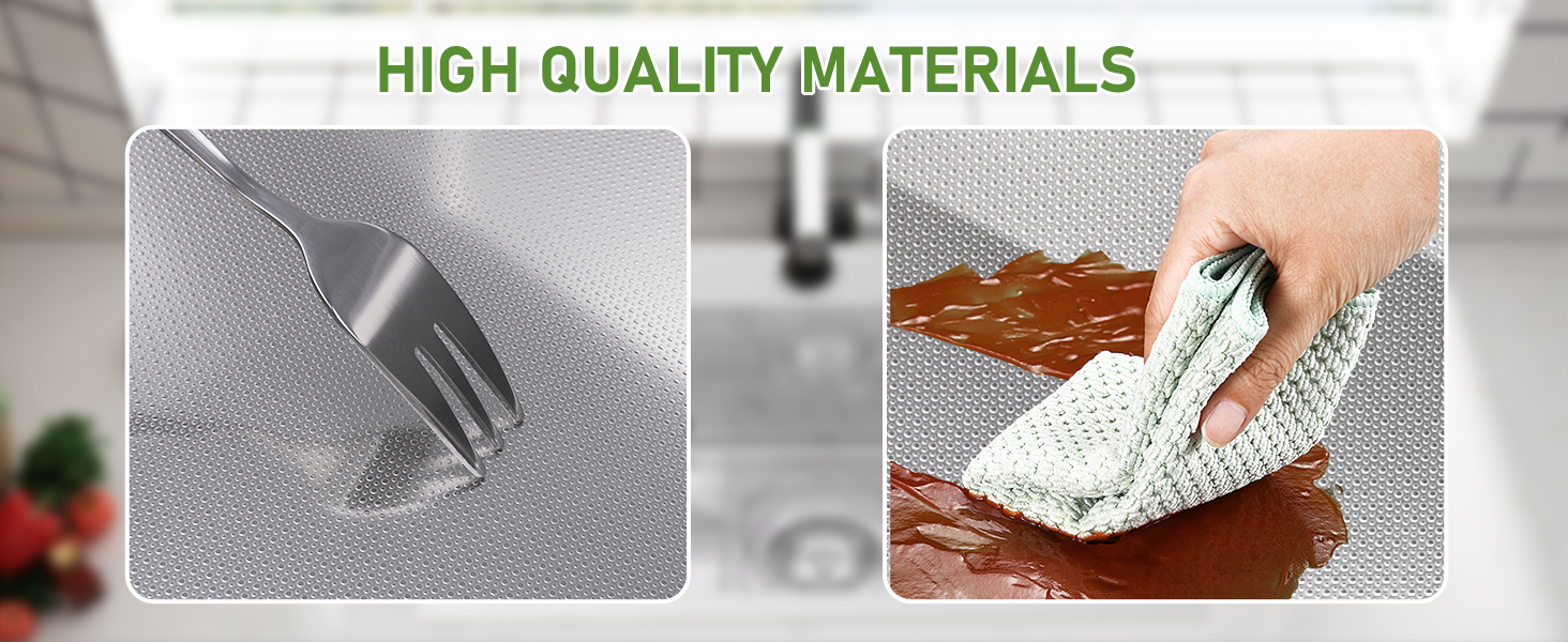 Wear resistant and not easily scratched, Oil stains can be cleaned up in one wash