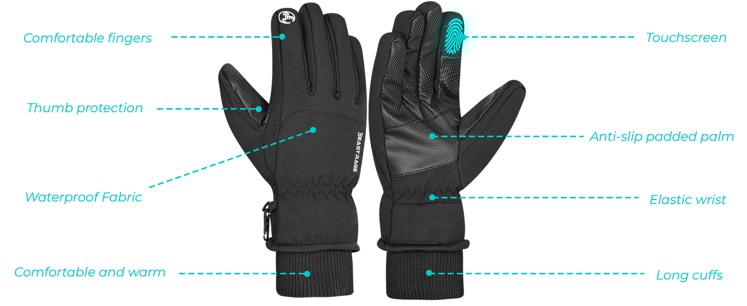 Anti Slip Winter Gloves
