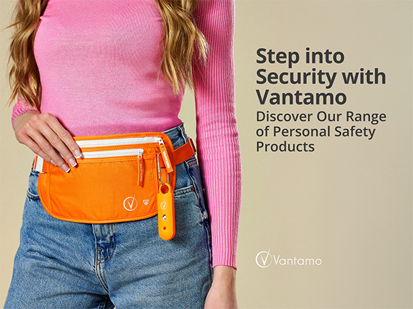 Travel Wallet Money Belt, RFID Protected Includes Global Recovery Tags safety pouch Returnme bag