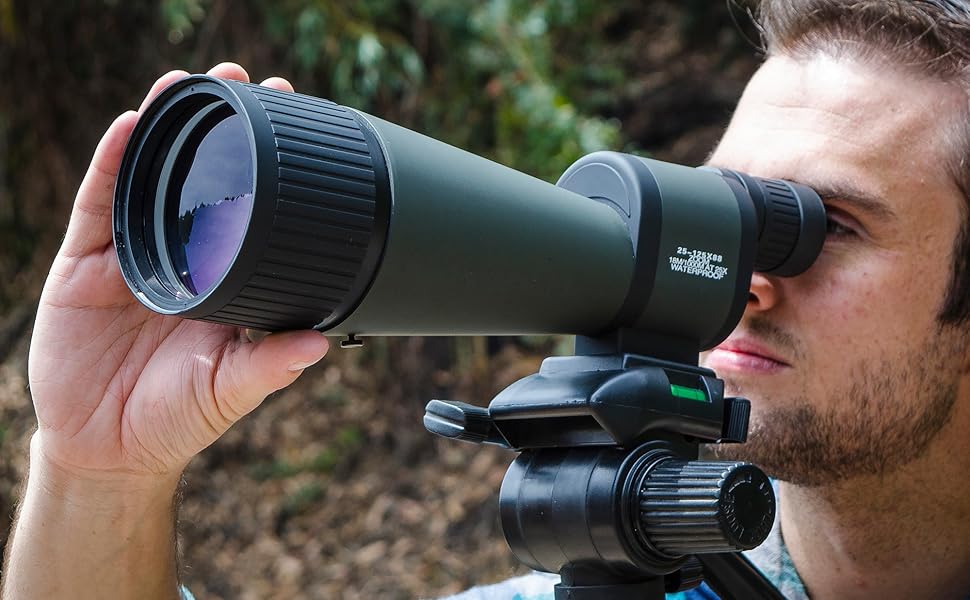 Amazon.com : BARSKA Benchmark 18-90x88 Straight Spotting