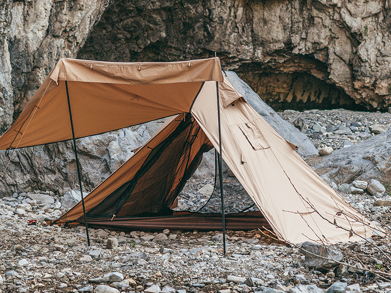 Amazon.co.jp: KingCamp ワンポールテント TCテント 冬用 3M