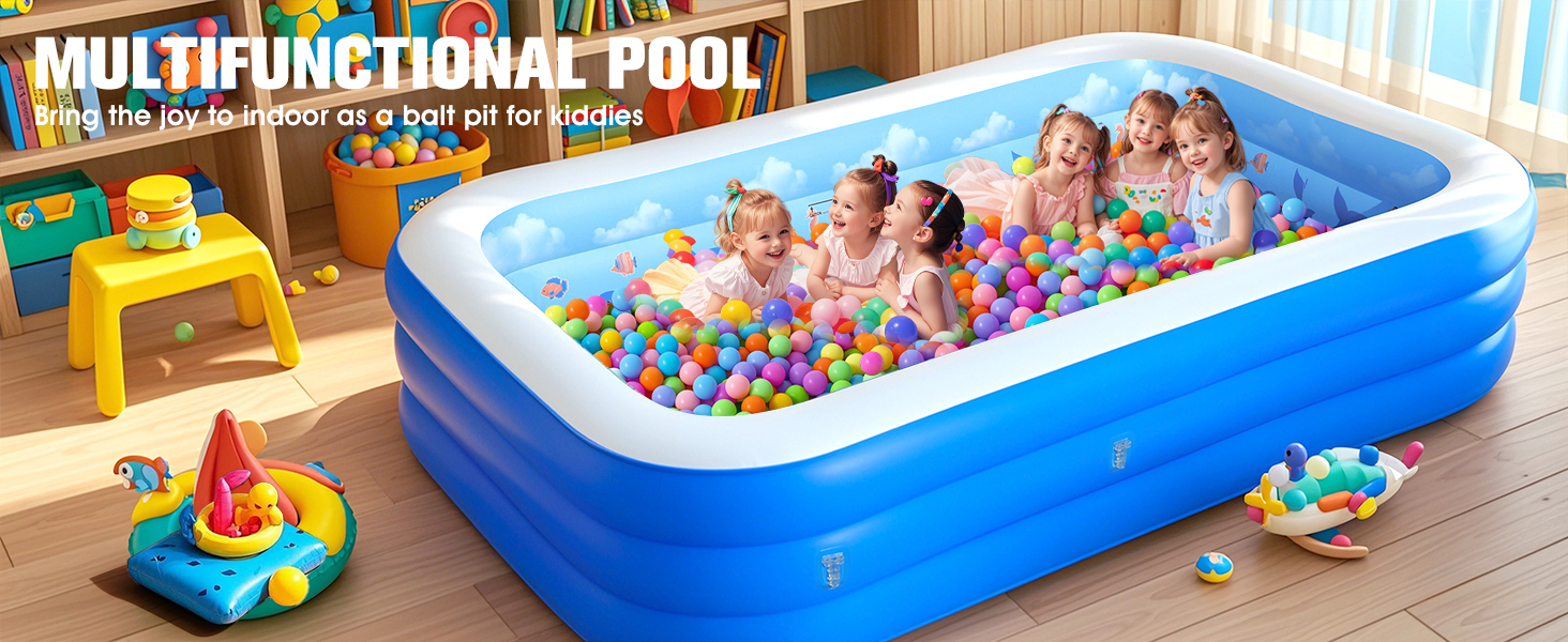 Inflatable Pool with Canopy