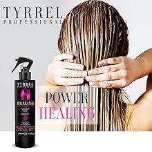 Tyrrel Professional Power Healing Application on Long Straight Blond Hair