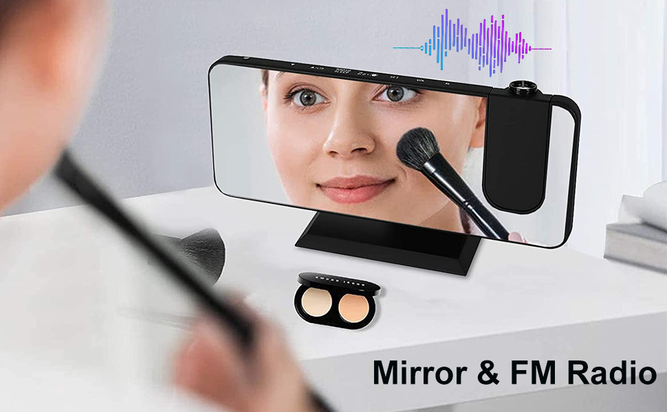 Projection Alarm Clock, LED Digital Clock with 180° Rotatable Projector