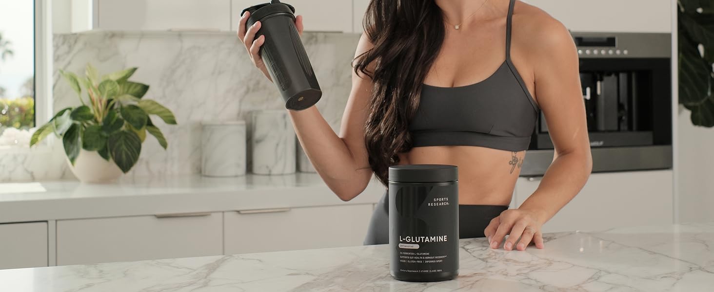 Our L-Glutamine is Non-GMO and Informed Sport Tested, Vegan, Gluten-Free and cGMP Compliant