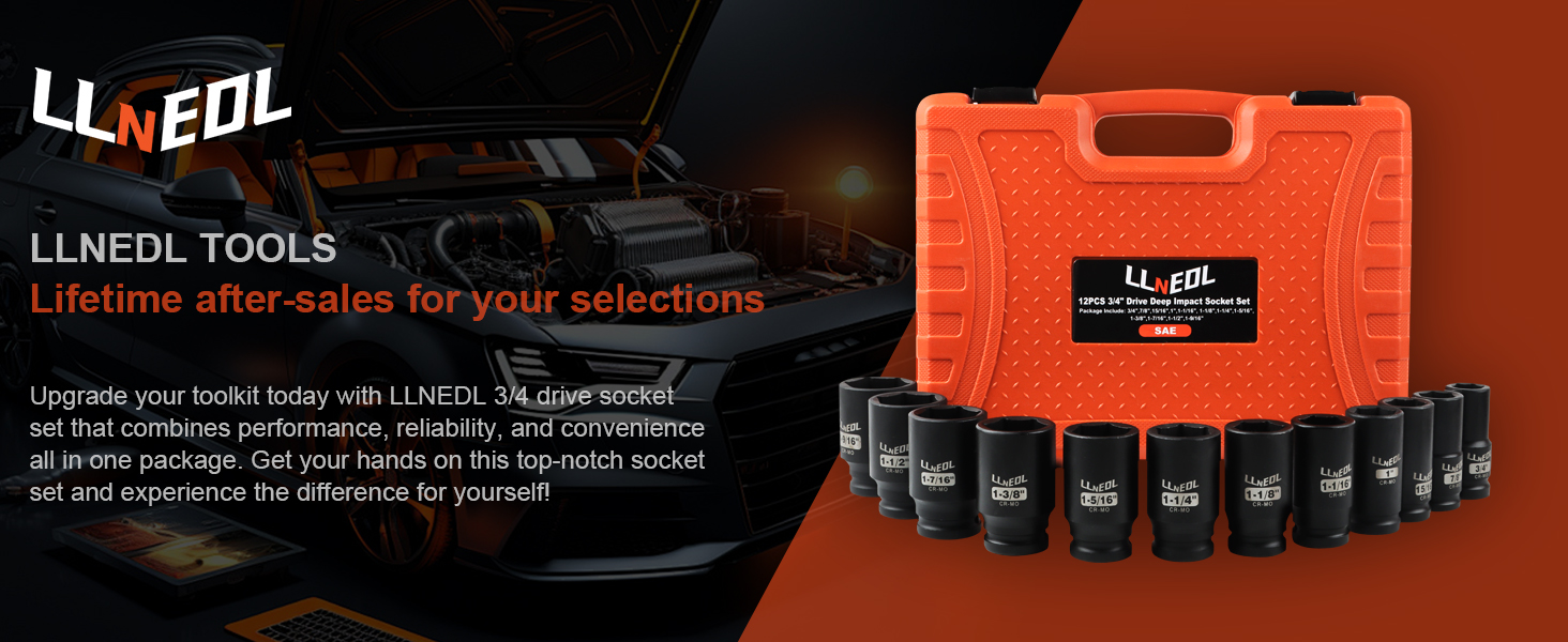 3/4 inch deep socket set