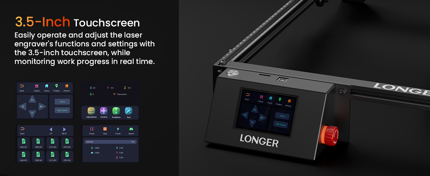 Longer Ray5 10000mW laser engraver