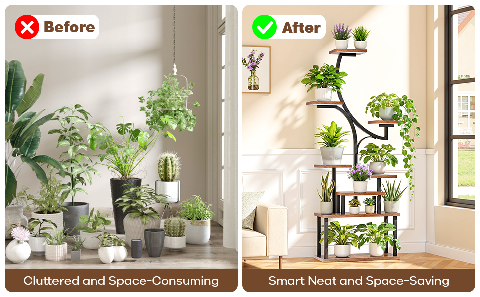 indoor plant stands for multiple plants